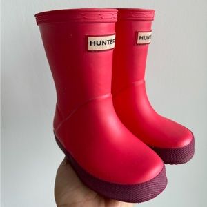 KIDS Hunter Boots RED